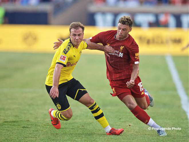 Liverpool và Dortmund đã tạo ra một hiệp đấu hấp dẫn