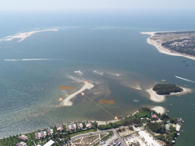 Tin tức trong ngày - Hình thành thêm một cồn cát mới ở biển Cửa Đại