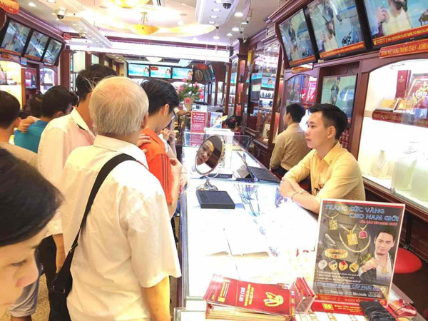 Giá vàng trong nước có một tuần tăng mạnh. Ảnh minh họa.