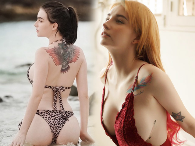 Bạn trẻ - Cuộc sống - Hot girl xăm trổ Thái Lan cơ thể nhuốm đầy mực vẫn đẹp như thiên thần