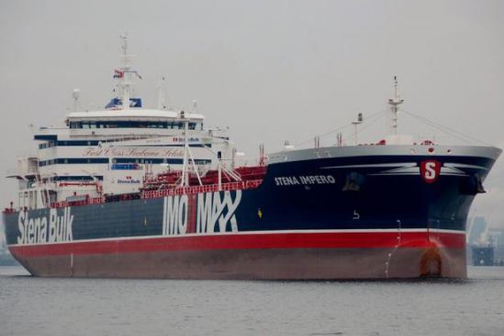 Đoạn ghi âm giữa Hải quân Anh và Iran đã hé lộ thêm tình tiết gay cấn về vụ bắt giữ tàu Stena Impero (Ảnh: Fleetmon)