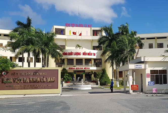 Bệnh viện Đa khoa Cà Mau.