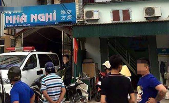 Nhà nghỉ, nơi xảy ra án mạng sát hại bạn gái ở Móng Cái, Quảng Ninh