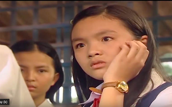 Cảnh đối đầu giữa Nhật Hạ và Angela Phương Trinh cách đây 13 năm.