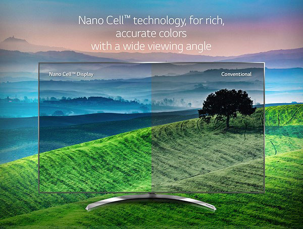 Công nghệ NanoCell tái tạo màu sắc chính xác và tinh tế hơn TV thông thường