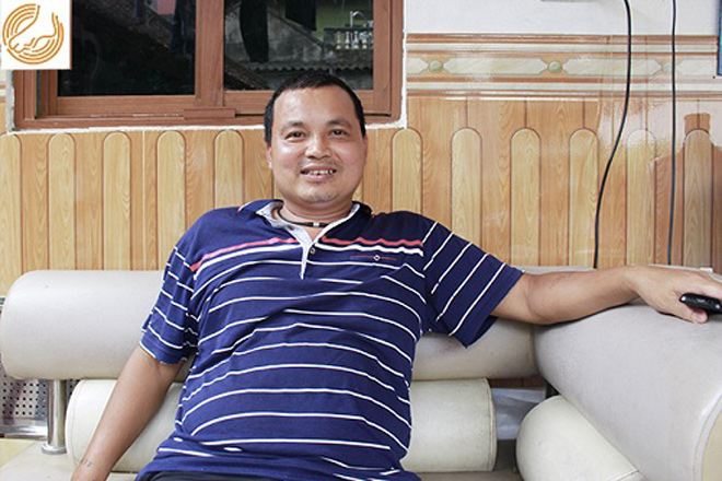 Anh Bình chia sẻ về những thay đổi sau khi sử dụng Vương Gút Khang&nbsp;(Ảnh: NVCC)