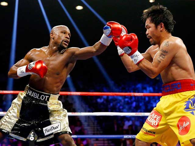 Siêu sao boxing Mayweather và Pacquiao khiêu khích đại chiến tỷ đô lần 2