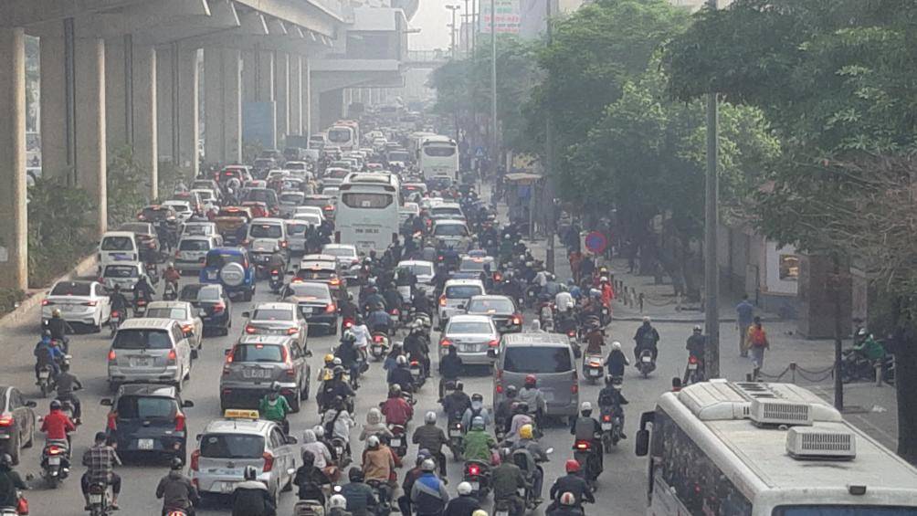 Hiện Hà Nội đang xây dựng kế hoạch thu phí phương tiện vào nội đô