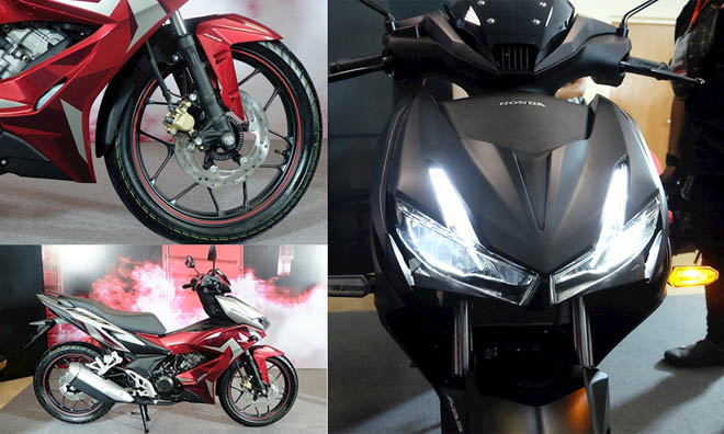 Winner X trang bị đèn pha LED, cụm đèn xi nhan bố trí hai bên thân xe khá lạ mắt