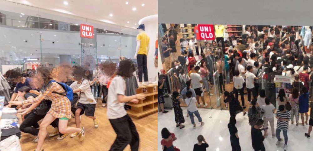 Khung cảnh hỗn loạn ngày Uniqlo ra mắt sản phẩm mới