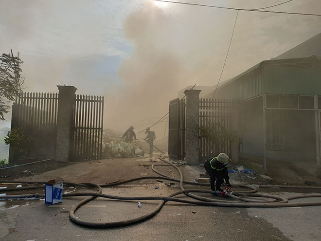 Vụ hỏa hoạn may mắn không gây thiệt hại về người nhưng nhiều tài sản bị thiêu rụi