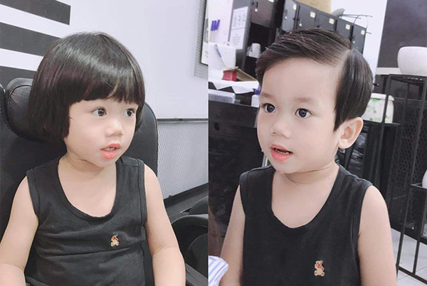 Ngay cả những bé trai cũng thay đổi chóng mặt sau khi cắt tóc, Combo cắt tóc dành cho kid chỉ 80K cũng được rất nhiều ông bố bà mẹ trẻ lựa chọn.