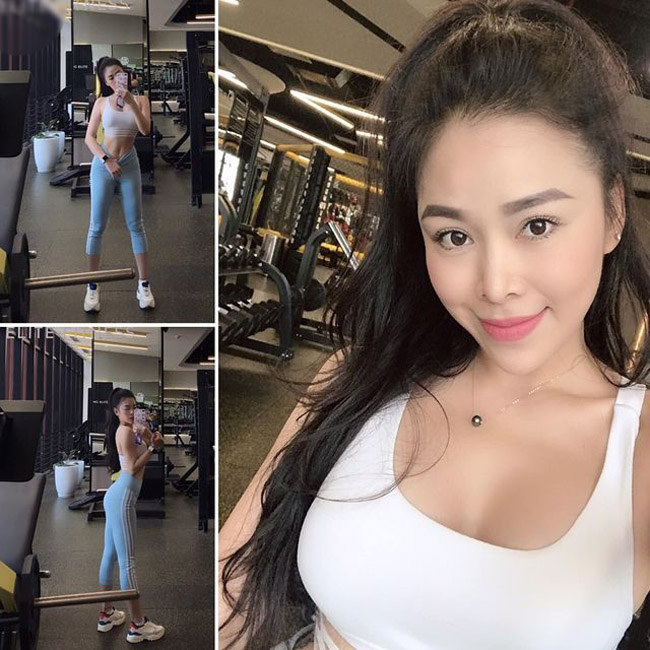 Nhiều người gọi cô là "hot girl phòng gym” bởi cô sở hữu body chuẩn không thua gì người mẫu, đặc biệt là vòng 3 gợi cảm.