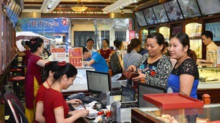 Giá vàng trong nước ghi nhận tuần giảm điểm của nhiều thương hiệu. Ảnh minh họa.