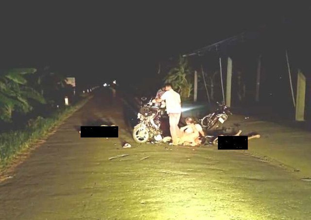 Hiện trường vụ tai nạn. Ảnh: Lê Anh Minh