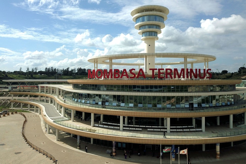 Nhà ga đường sắt Mombasa ở Mombasa, Kenya, năm 2018.