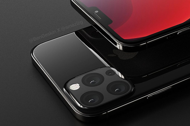 Ở phía sau, máy đi kèm camera 4 ống kính với cảm biến ToF được thêm vào so với bộ camera 3 ống kính ra mắt trên iPhone năm nay.