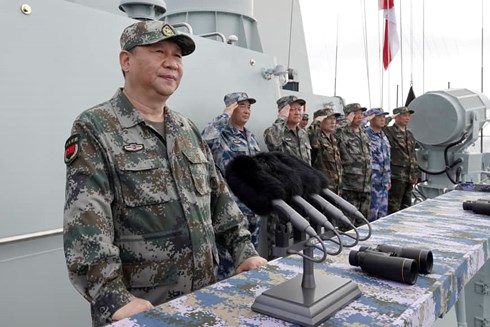 Trung Quốc "quây biển" tập trận cả ở Biển Đông, biển Hoa Đông gần Đài Loan. (Ảnh minh họa)