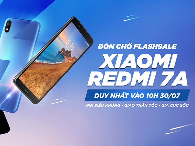 Smartphone Xiaomi Redmi 7A giảm mạnh còn khoảng 2 triệu đồng chỉ có tại Tiki