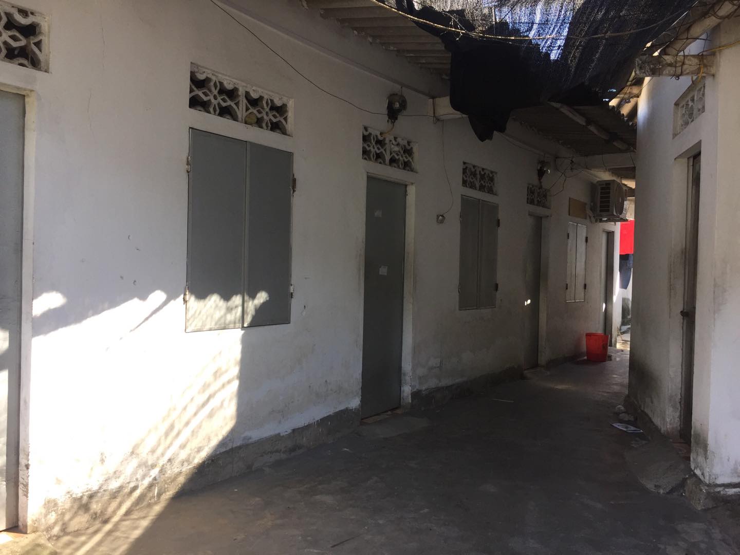 Khu trọ nơi xảy ra vụ án mạng.