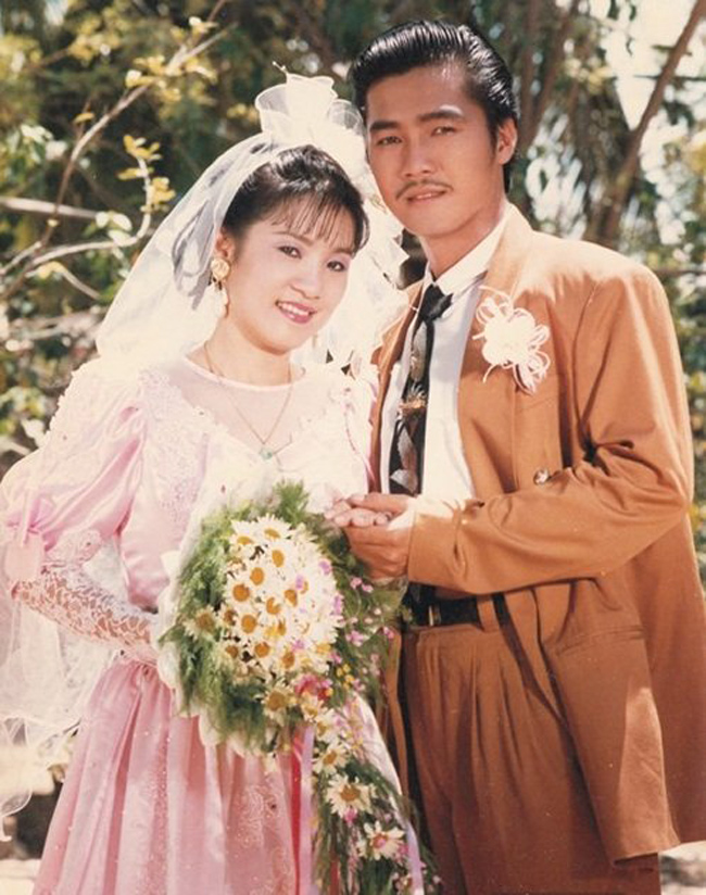 Nữ diễn viên có dịp đóng chung cùng tài tử Lý Hùng ngày trẻ.