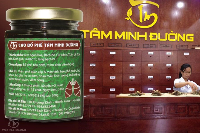 Giải pháp chữa viêm phế quản bằng Cao Bổ Phế Tâm Minh Đường - 2