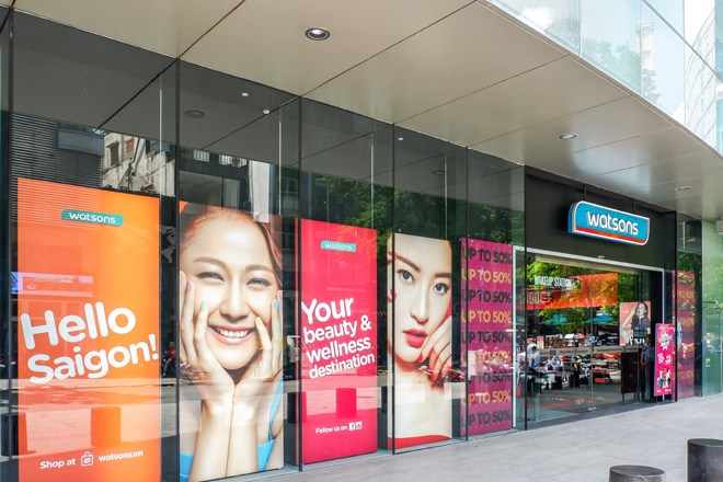 Watsons chính thức gia nhập thị trường Việt Nam vào tháng 1/2019