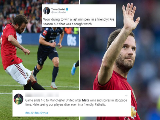 Bóng đá - Tranh cãi MU: "Người hùng" Mata đóng kịch, fan phản đối kịch liệt