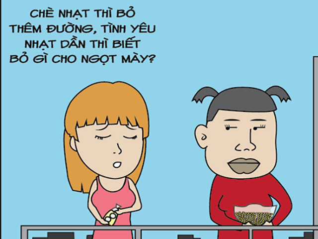 Tranh vui - Khi tình yêu nhạt dần thì nên bỏ gì cho ngọt?