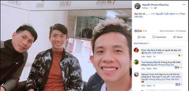 Tuyển thủ Phan Văn Đức cùng Hồng Duy, Tuấn Mạnh (ĐTQG Việt Nam). Đây đều là những người trẻ đại diện cho thế hệ X, thế hệ Y với những nét cá tính đặc trưng