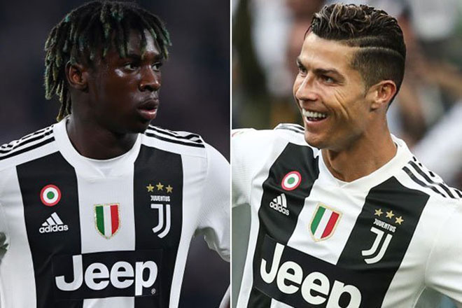 Moise Kean, 19 tuổi, là&nbsp;tiền đạo trẻ tài năng bậc nhất&nbsp;Italia và từng khoác áo Juventus&nbsp;- đội bóng của siêu sao Cristiano Ronaldo. Mới đây, Kean đã gia nhập CLB Anh,&nbsp;Everton với&nbsp;mức phí&nbsp;27,5 triệu bảng&nbsp;(777 tỷ đồng)