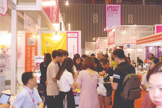 Triển lãm tập trung ngành hàng trưng bày đa dạng cho khách tham quan trải nghiệm