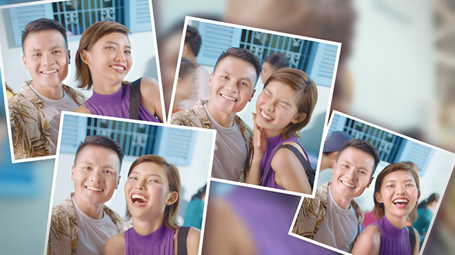 Sự góp mặt bất ngờ của người mẫu Thiếu Lan là điểm nhấn trong TVC&nbsp;