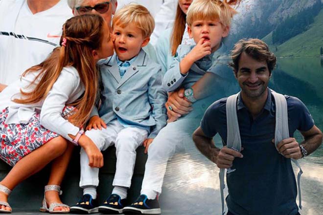 Gia đình Federer đang đi du lịch
