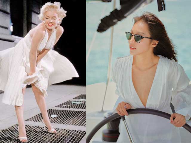 Sao Việt mê thiết kế cảm hứng từ váy huyền thoại của Marilyn Monroe