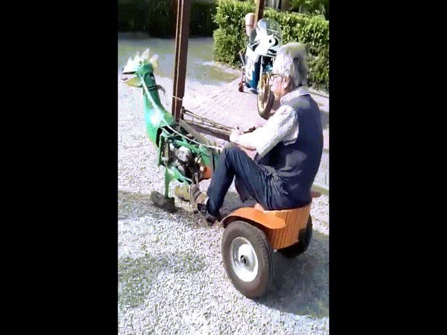 Thế giới xe - Video: Khủng long "hồi sinh" dưới hình hài chiếc xe độ cực dị