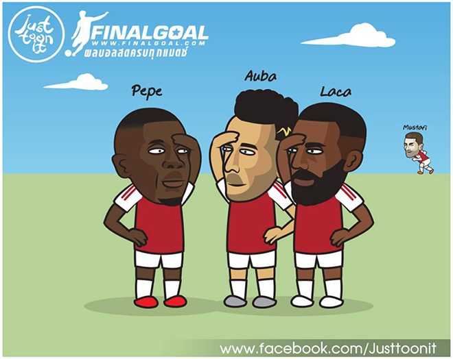 Bộ 3 tấn công trong mùa giải mới của Arsenal.