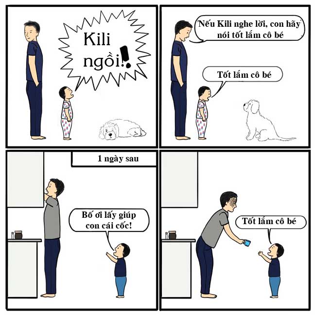 Những tình huống hài hước khi con càng lớn khiến cha mẹ đau đầu - 1