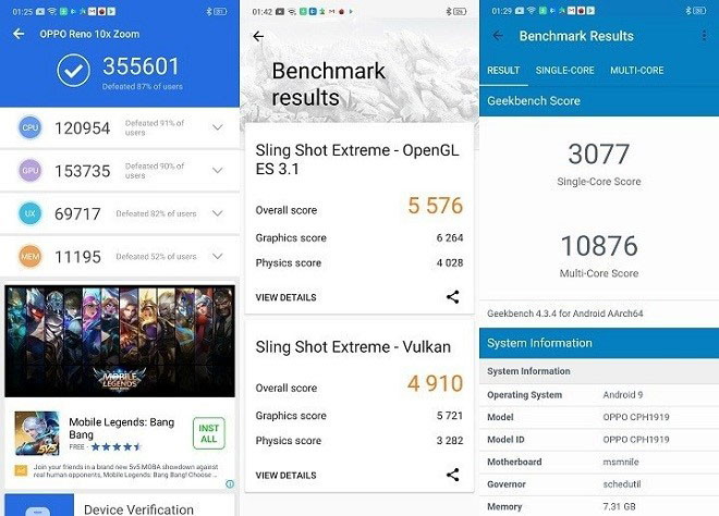Test game trên smartphone OPPO - Reno 10x Zoom: Mượt mà, pin tốt, mà không gây nóng máy - 2