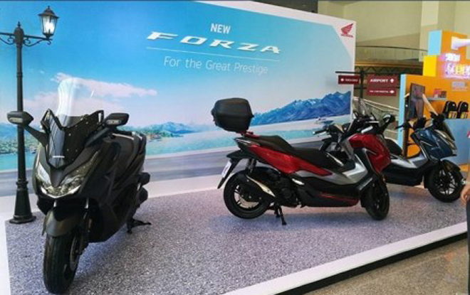 Tùy chọn biến thể màu sơn mới cho mô hình&nbsp;Honda Forza 300 2020