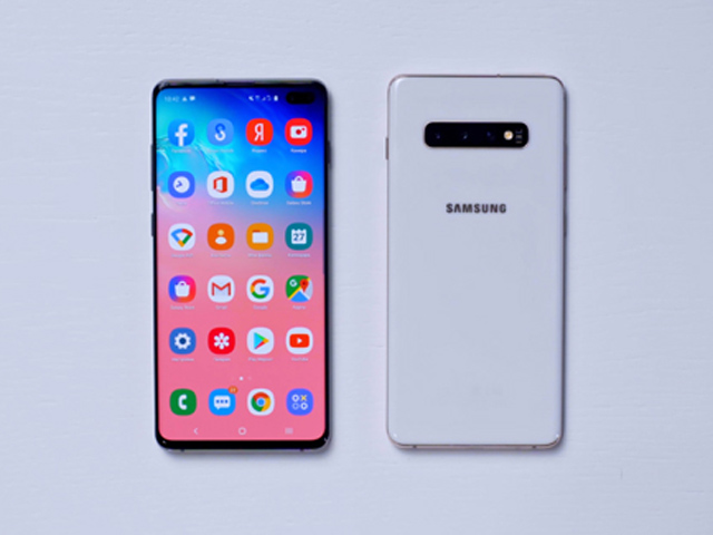 Thời trang Hi-tech - Thót tim với video thả rơi Galaxy S10+ từ flycam