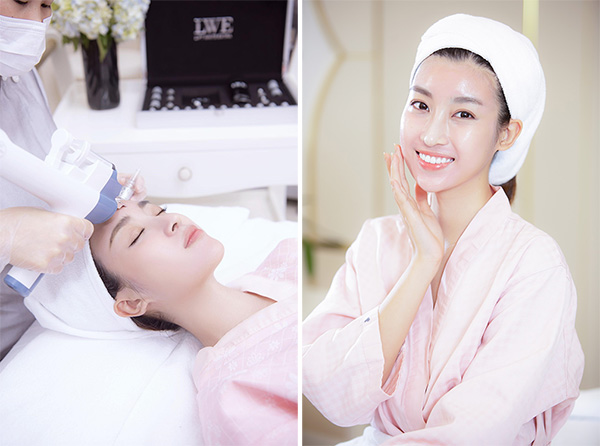“Da Linh sáng lên trông thấy và thon gọn hẳn”, Hoa hậu Mỹ Linh chia sẻ sau liệu trình Lift White Extra