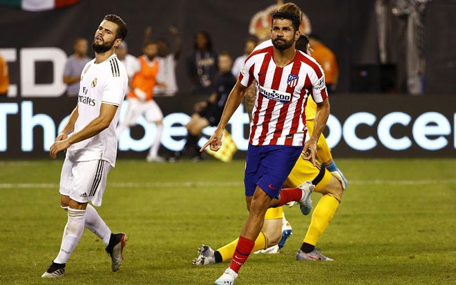 Real Madrid thảm bại 3-7 trước Atletico trong trận giao hữu trước mùa giải