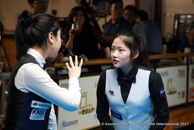 Mỹ nhân bi-a 18 tuổi&nbsp;Han Ji Eun đang bất bại ở giải đấu quốc tế danh giá dành cho nữ diễn ra&nbsp;tại Mỹ