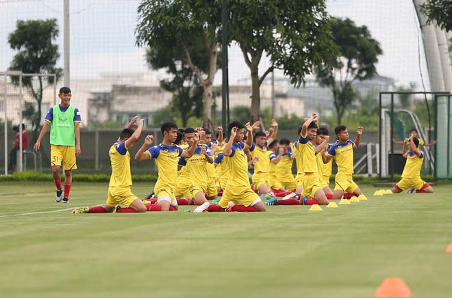 U23 Việt Nam tập luyện