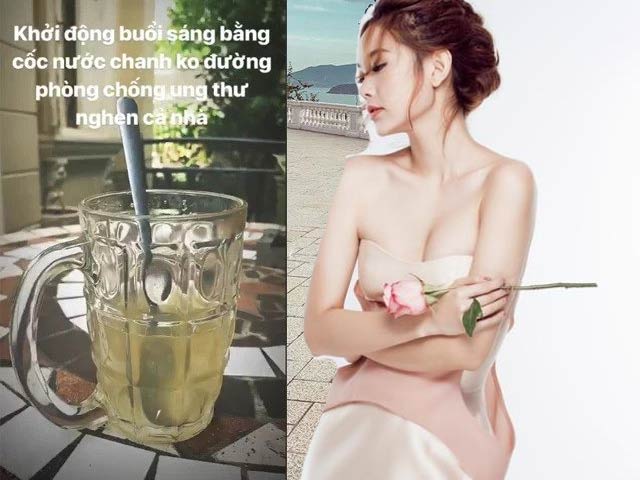 Làm đẹp - Sợ già, Minh Hằng uống nước 1 ngàn đồng/cốc để "trẻ xinh lung linh" ở tuổi 32