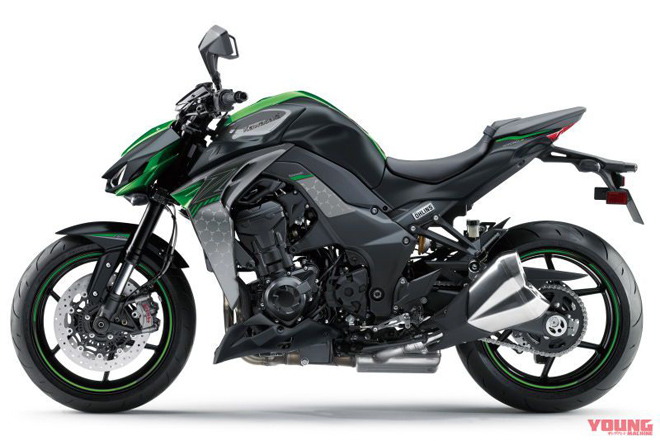 Kawasaki Z1000R 2020 vẫn giữ nguyên phong cách hầm hố, góc cạnh