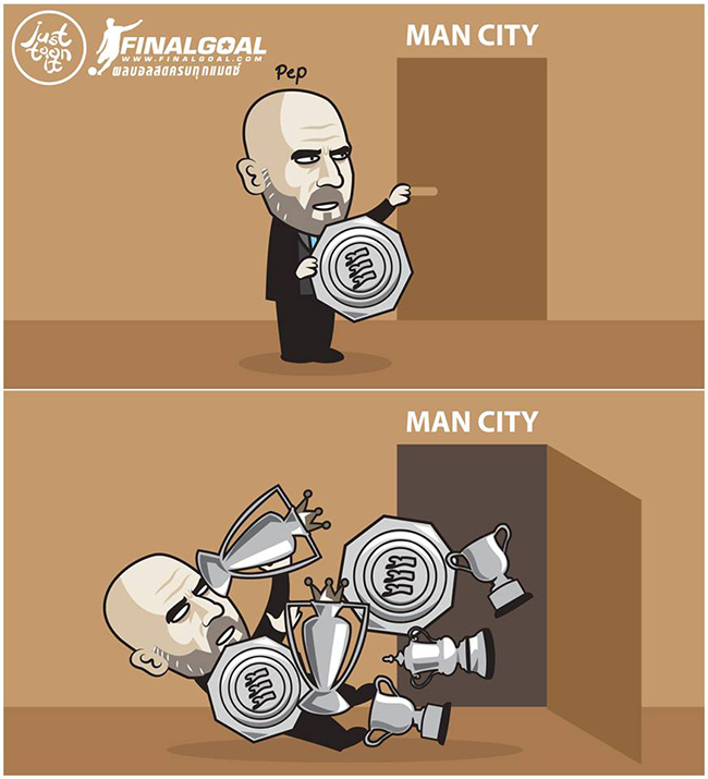 Man City sau khi Pep đến chỉ thấy toàn cup.