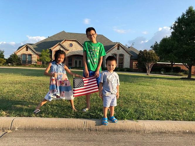 Căn biệt thự mà gia đình Hồng Ngọc đang sống ở Dallas.