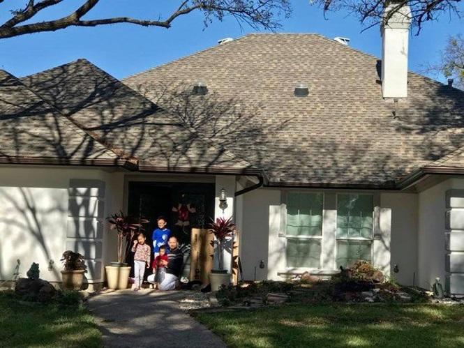 Căn nhà gia đình cô từng sống, hiện đang cho thuê.